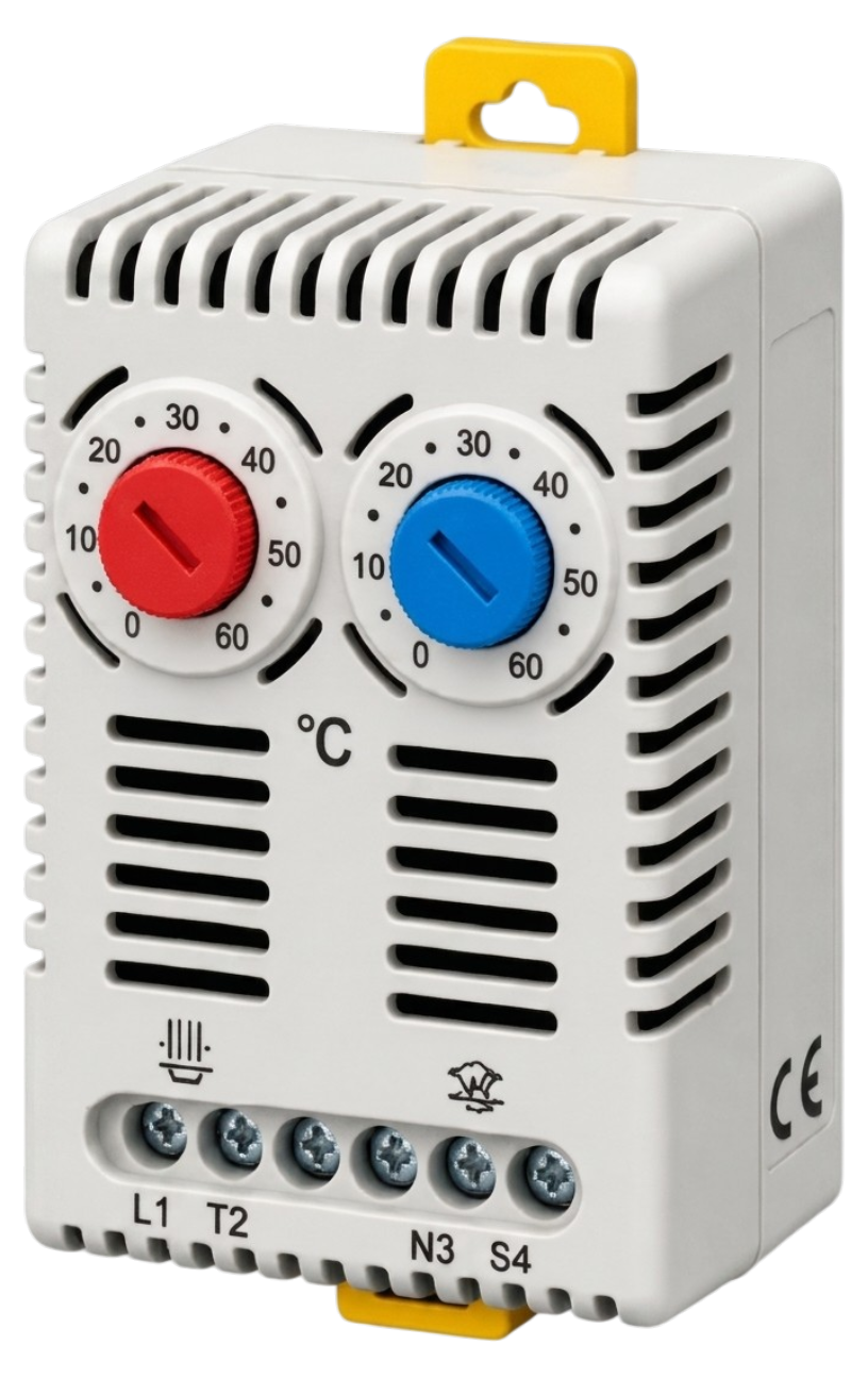 TERMOSTATO CONTROL TEMPERATURA BIMETALICO PARA TABLERO